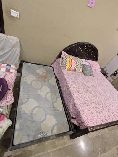 3 in 1 bed and side tables