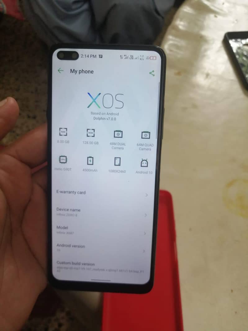 Infinix Zero 8i 9