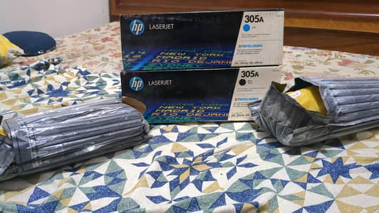 Hp laser jet 305a cartridges 4 ka set