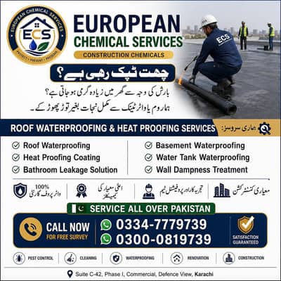 Roof Waterproofing | Roof Leakage Repair | Bathroom Leakages & Seepage
