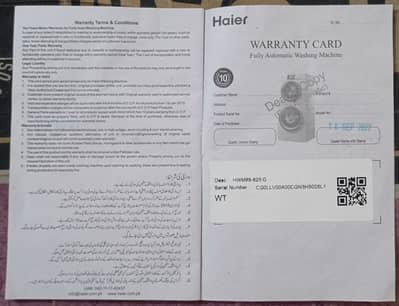 HAIER TOP LOAD FULLY AUTOMATIC WASHING MACHINE