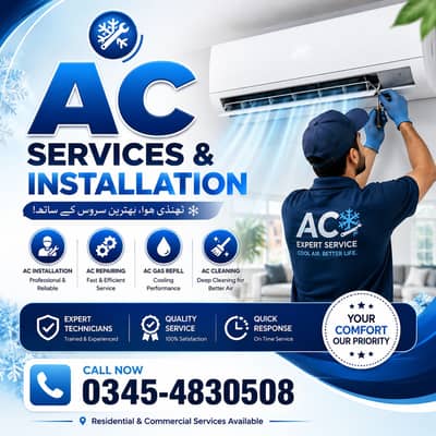 Ac services & Ac repairing and replacement best service provider near