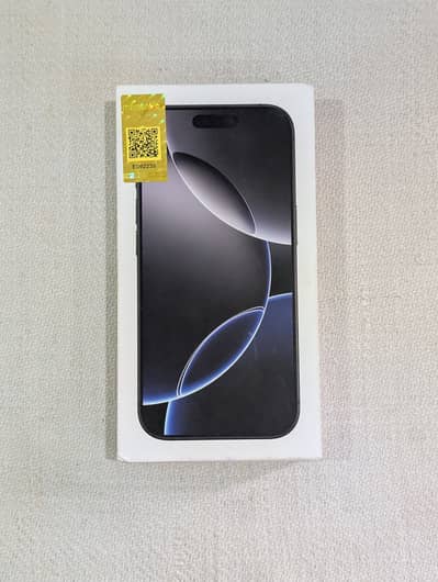 Apple iPhone 16 Pro, Black Titanium, 128GB, PTA Approved