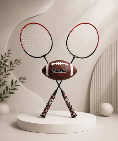 racket shutter and free rugby ball