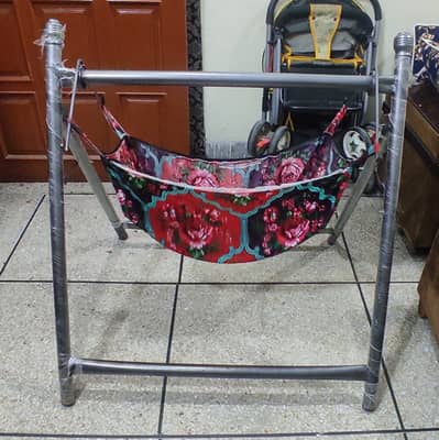 Slightly used new born baby swing