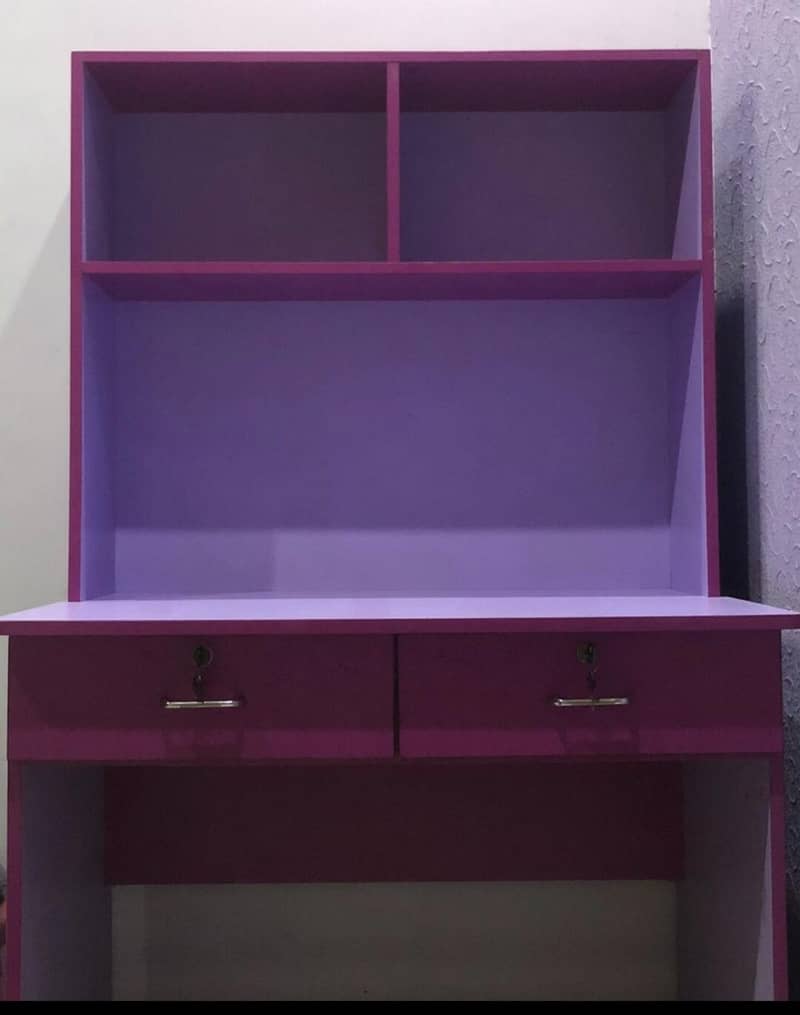 Study Table / Computer table with Shelf and Drawers 0