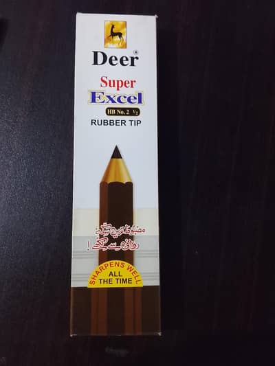 Pencil with Rubber Tip