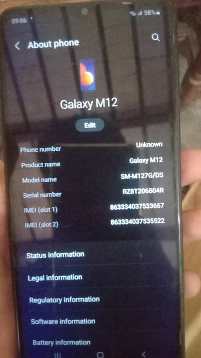 Samsung Mobile M12