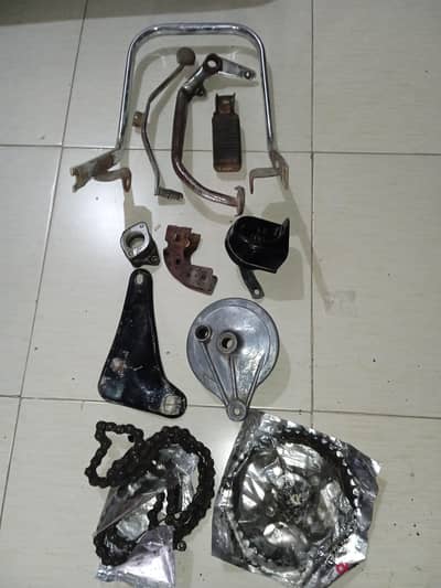 125 and 70 bike parts for sale good condition