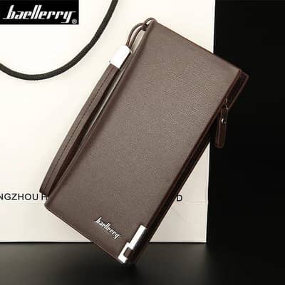 1 Pc Synthetic Leather Long Wallet for boys and Girls