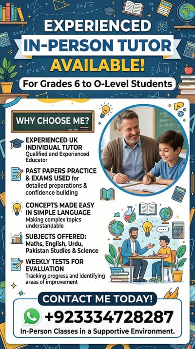 UK experinced HIghly Qualified Tutor