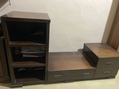 L Shaped wooden Desk