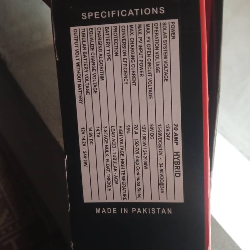 MPPT CHARGE CONTROLLER 70A 1