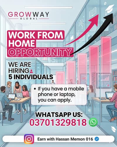 Male & Female Staff Required | Urgent Hiring | Online Jobs