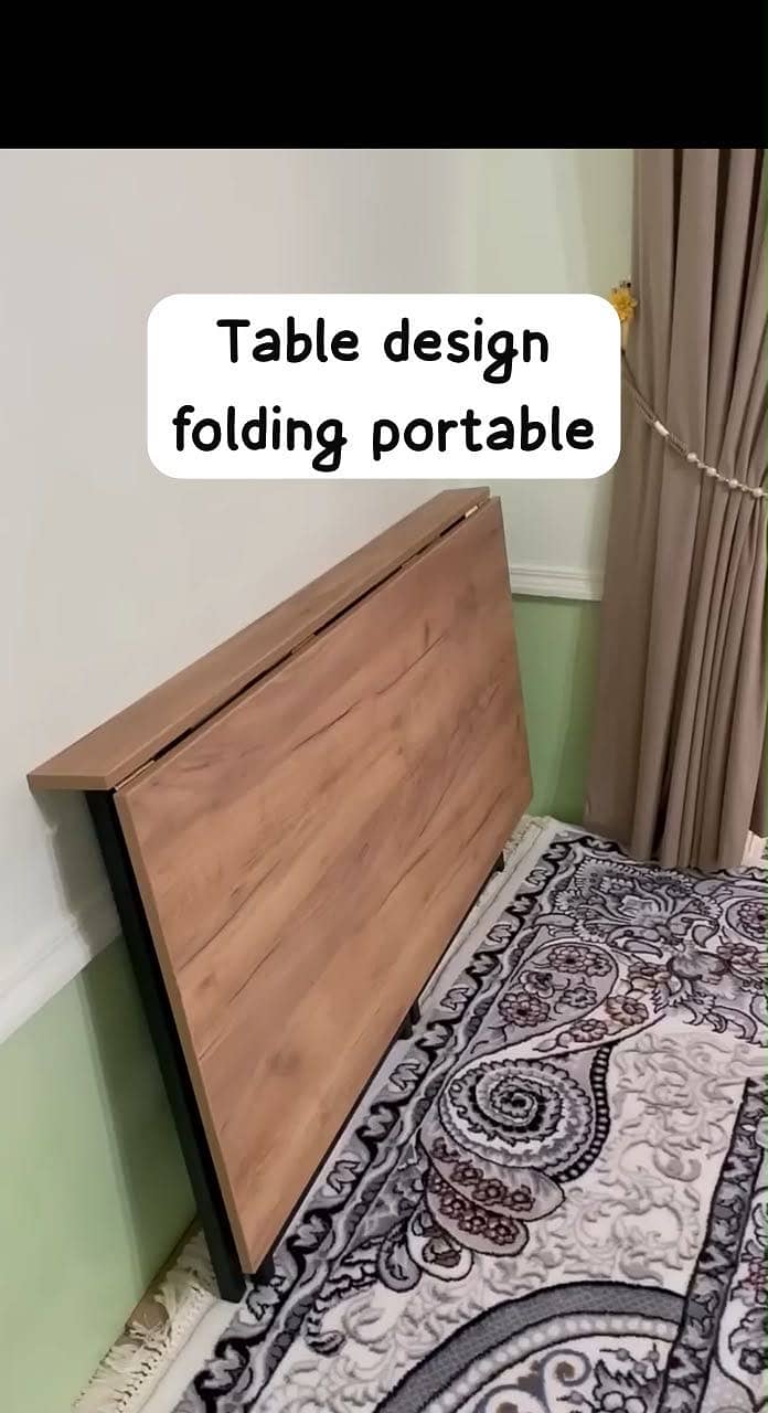 foldable portable office table study computer 2