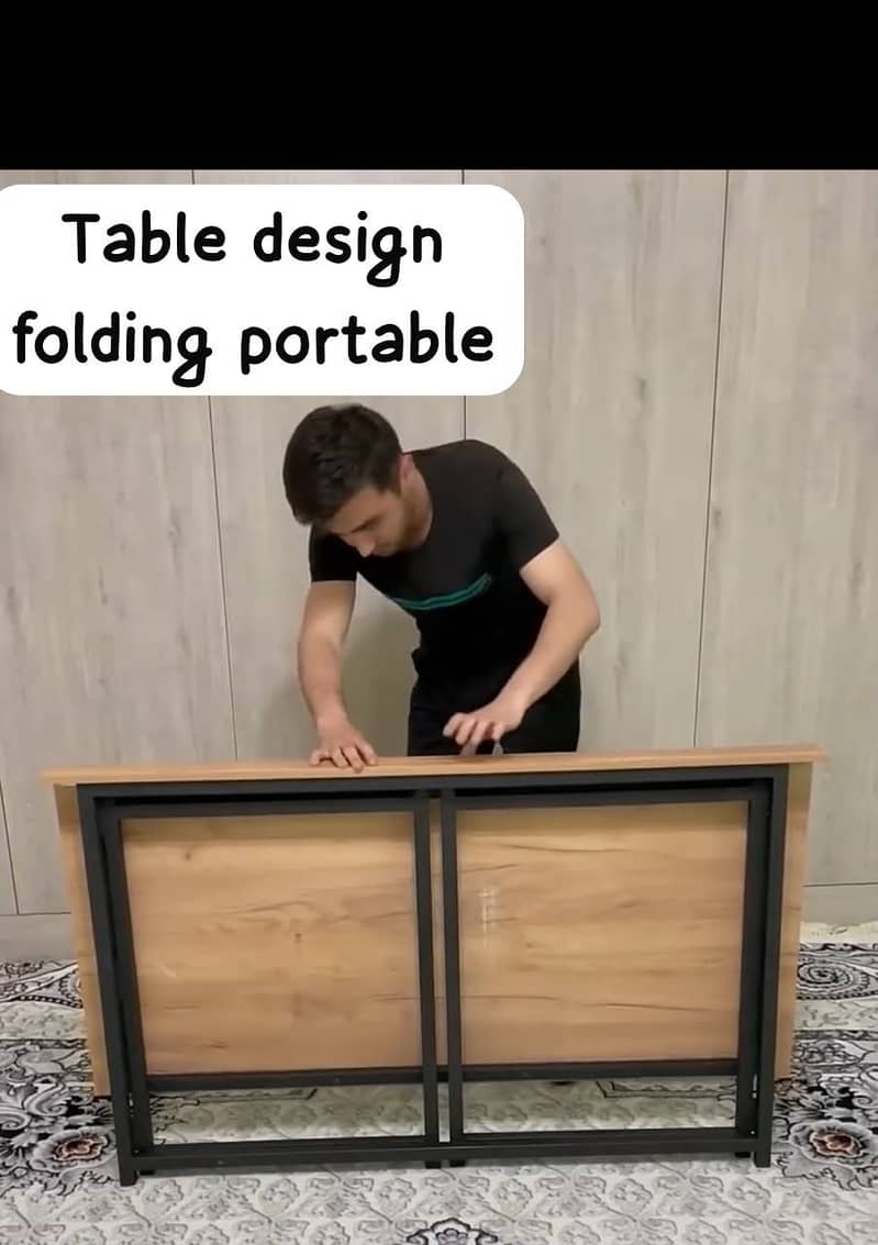 foldable portable office table study computer 3