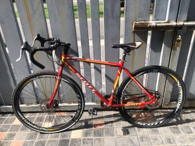 Scott aluminium frame cycle, slim tyres, for sports