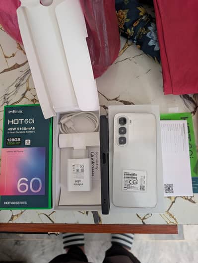 Infinix Hot 60i completel Saman Brand New jus box open allok