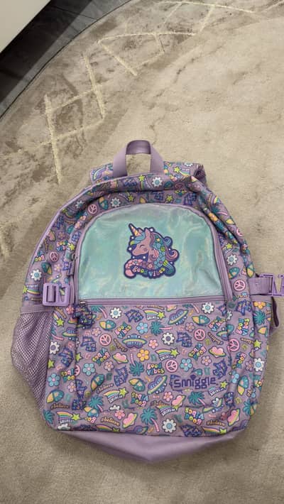 Smiggle original bag for Girl 5+ year Excellent Condition