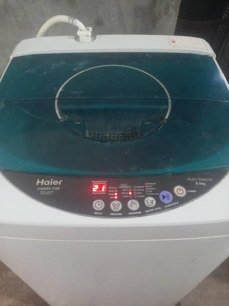 haier fully automatic washing machine 0