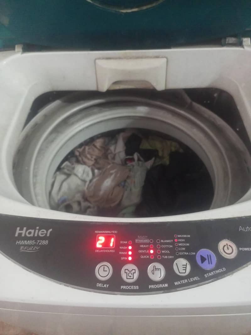 haier fully automatic washing machine 1