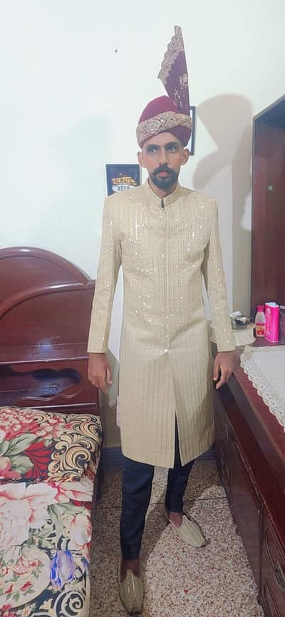 Sherwani Golden