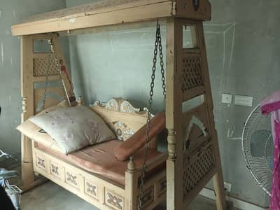 wooden swing sheesham wood