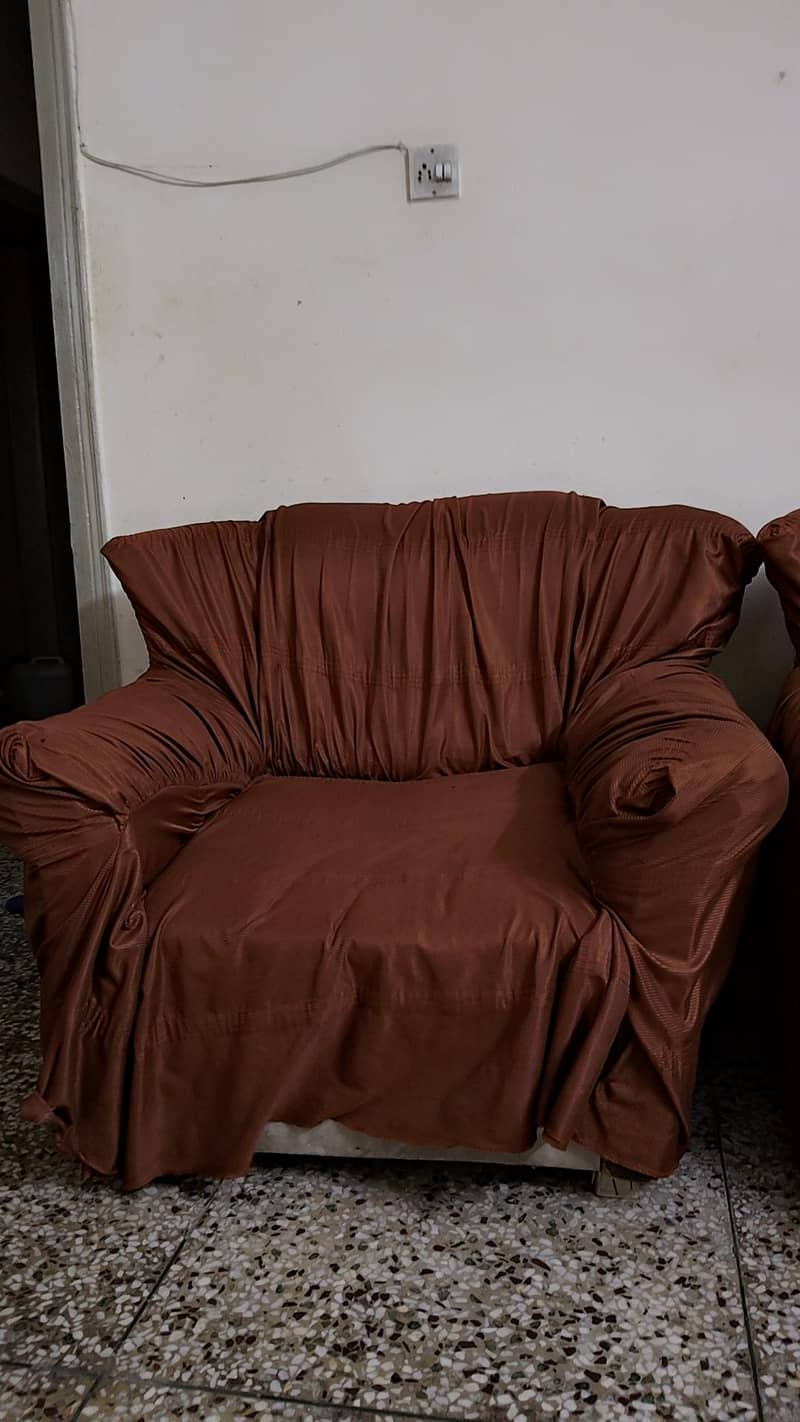 Sofa Set with Covers 1
