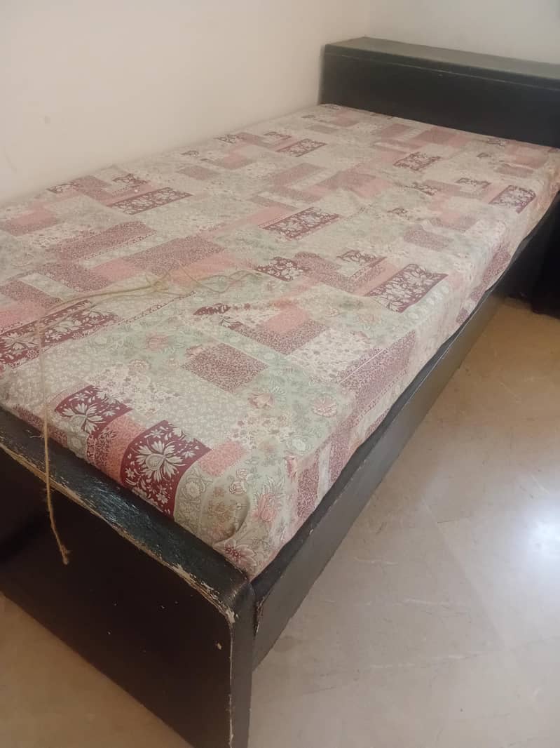single bed with side tables 1