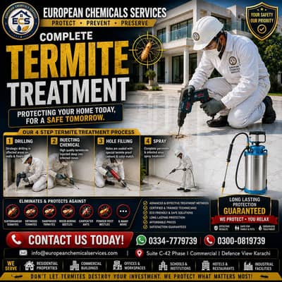 Termite proofing | General Fumigation | Pest Control Services.