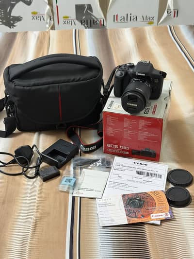 Canon 750 D Camera for sale with All Accessories