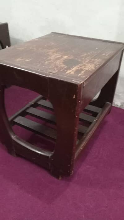 real solid wood 3 tables no foult sirf polish utri ha