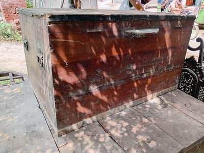 old antique wooden cabinet petti