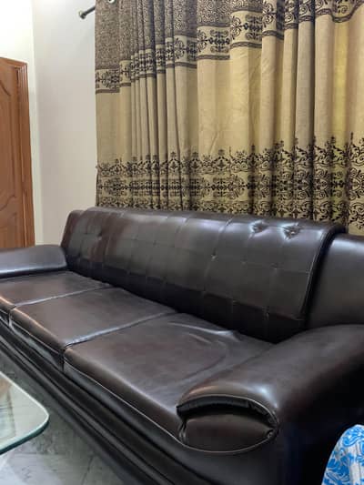 7 Seater Leather Sofa Set