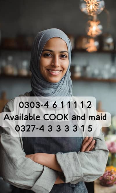 Available Verified Sheff / Cook / Maids /  Baby sitter / Attend