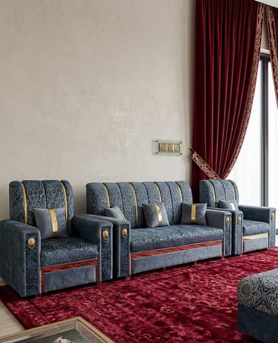 5 seter sofa set new design