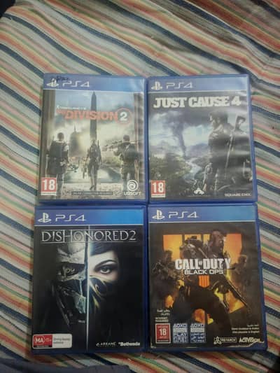 for  sale  ps4  4 dvd