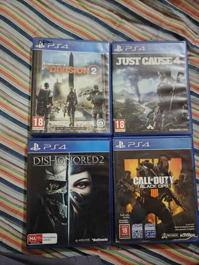for  sale  ps4  4 dvd