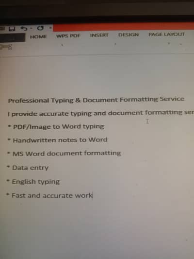 Professional Typing & Document Formatting Service