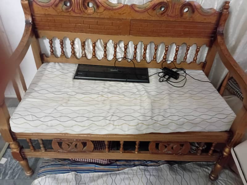 wood sofa set 2