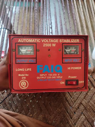 Fridge Stabilizer 2500 Watt All Ok