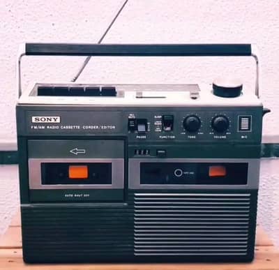 sony radio tape recorder full working for sale