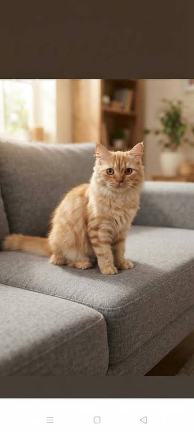 Brown Triple Coated Persian Cat