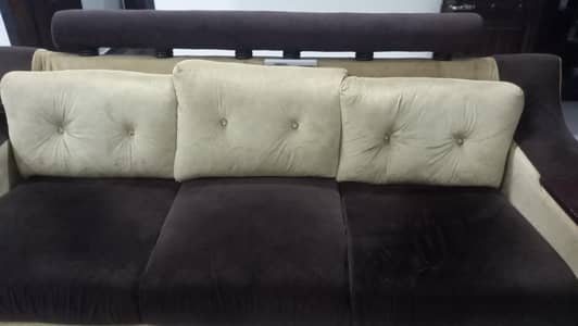 beautiful sofa with beautiful colours velvet fabric
