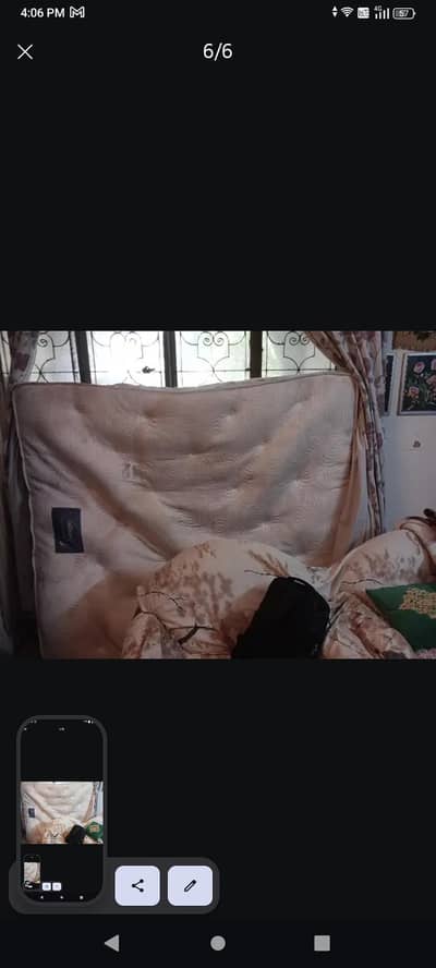 Silent night Imported Mattress King Size 80*68  8 inches Width