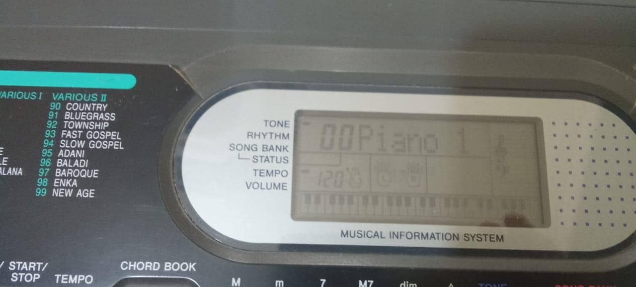 Casio Tone Back 1