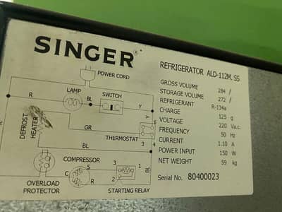 Singer Fridge