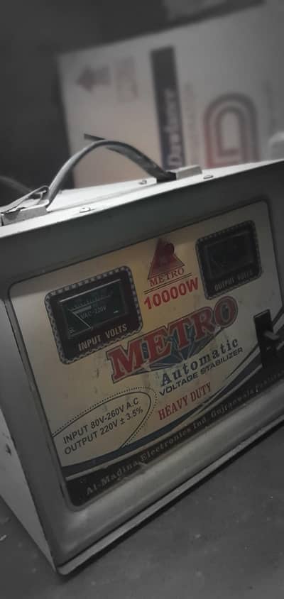 Original Metro 1000w Stabilizer for Sale