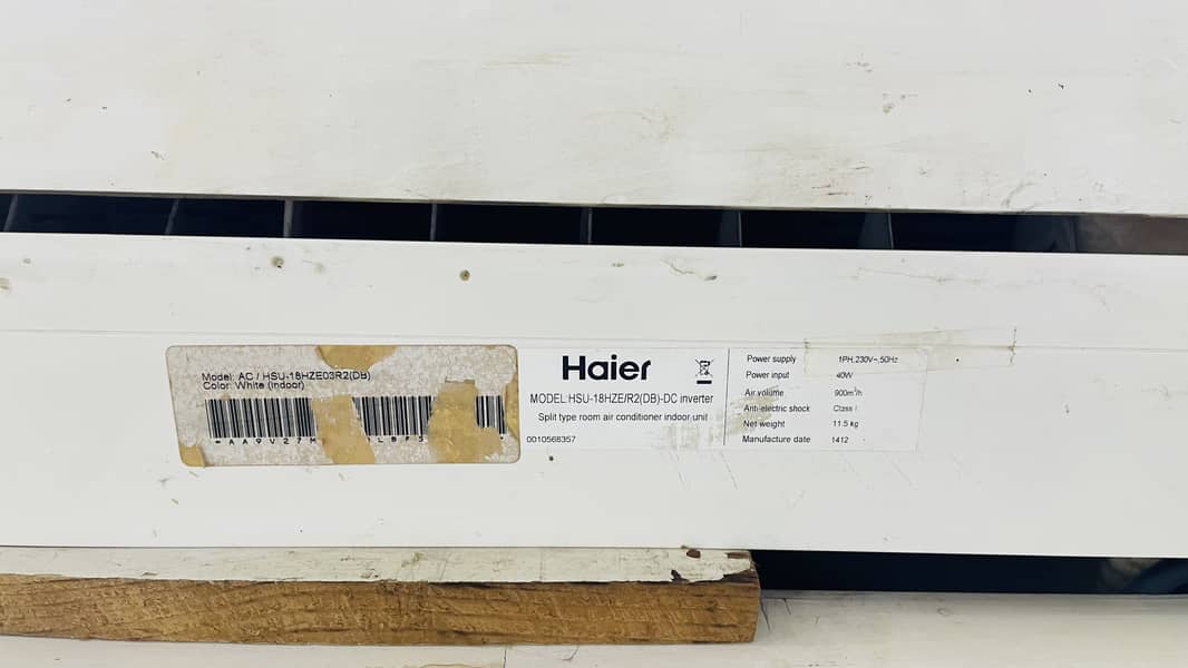 Haier Split Ac 1.5 Ton 1