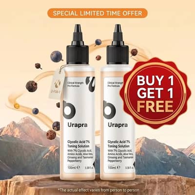 Urapra Glycolic Acid 7% Toning Solution (100ml)
